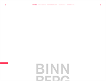 Tablet Screenshot of binnberg.com